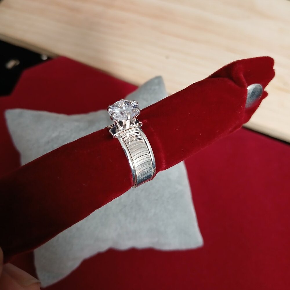 Women Stone Ring Sterling Silver 925